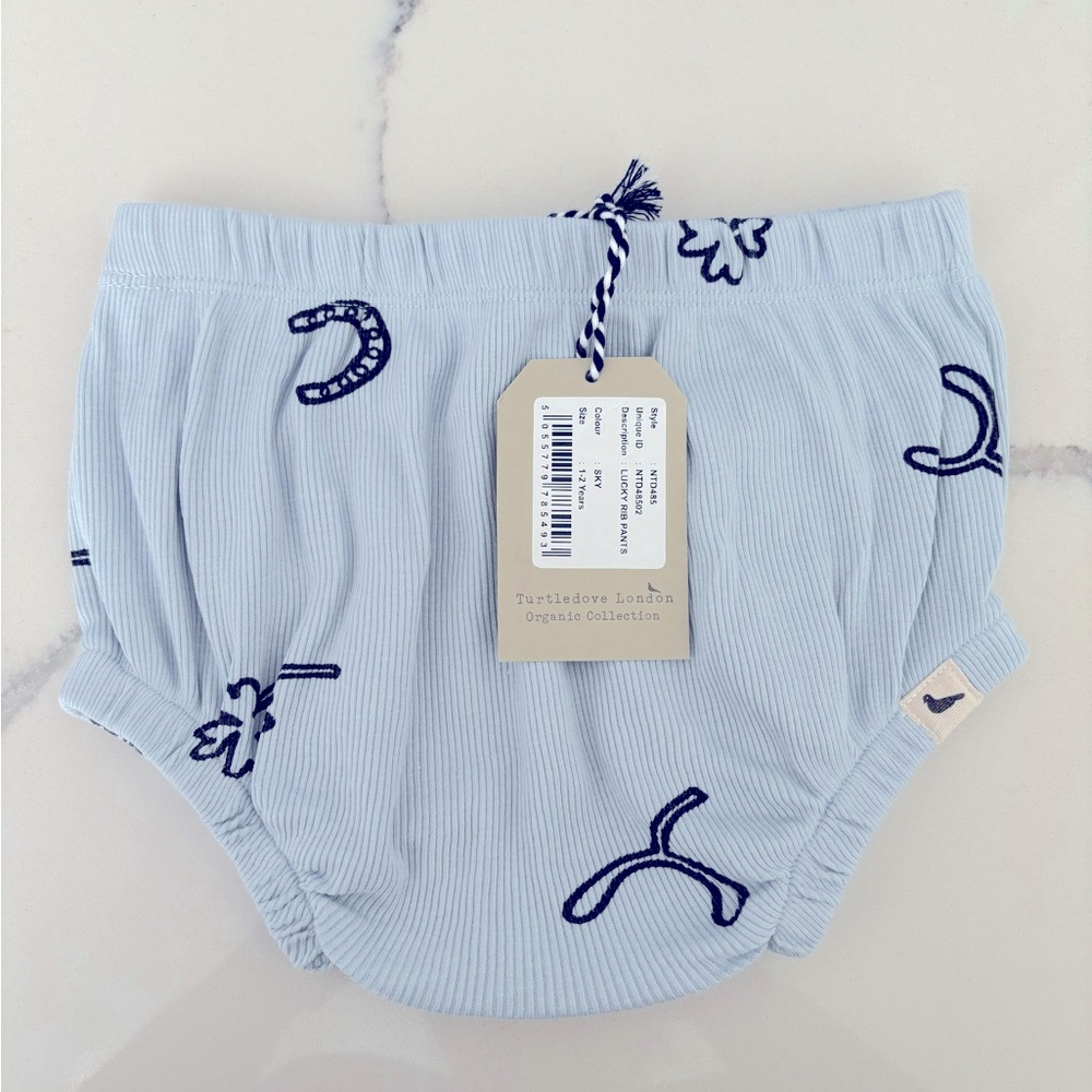 Turtledove London Lucky Rib Baby Pants NWT